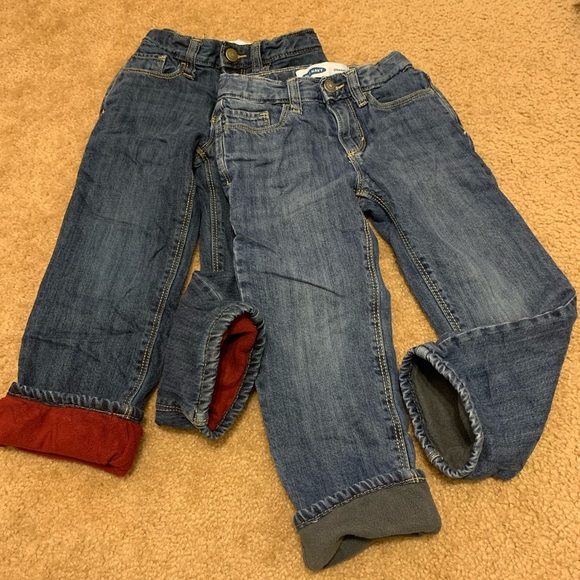 fleece lined jeans 4t